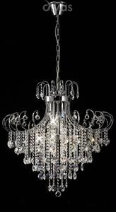 Diyas IL31058 Rosina Ceiling Pendant Light in Polished Chrome Finish