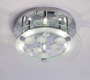 Diyas IL30984 Destello Round Ceiling Light in Polished Chrome Finish