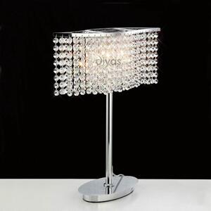 Diyas IL30575 Fabio Table Lamp in Polished Chrome Finish