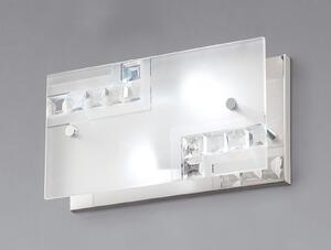 Diyas IL31260 Starlet Frosted Glass Wall Light