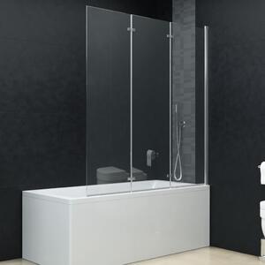 Folding Shower Enclosure 3 Panels ESG 130x138 cm