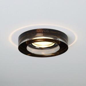 Diyas IL30821BZ Bronze Crystal Recessed Round Downlight Fascia