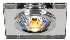Diyas IL30817CH Clear Crystal Recessed Square Downlights Fascia