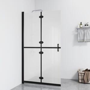 Foldable Walk-in Shower Wall Frosted ESG Glass 80x190 cm