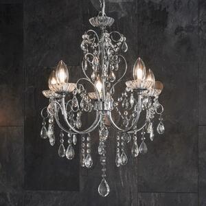 Endon 61384 Tabitha Crystal Glass Ceiling Light IP44