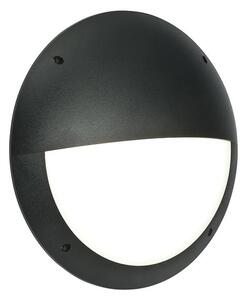 Saxby 55690 Seran Eyelid Outdoor Wall Light in Black