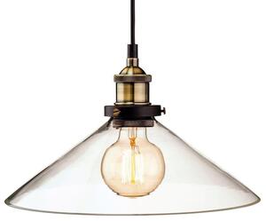 Firstlight Modern Vintage Style Glass Ceiling Pendant Light Shade - 3473AB