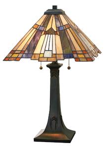 QZ-INGLENOOK-TL Inglenook Tiffany Bronze Table Lamp