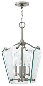 HK/WINGATE/P/S Wingate Antique Nickel 4 Light Small Ceiling Pendant