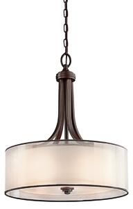KL-LACEY-P-L-MB Lacey Large Pendant Lampshade Bronze Finish