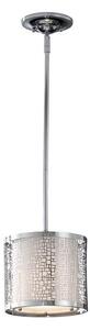 FE/JOPLIN/MP Joplin Chrome Mini Pendant with Cut Metal Shade