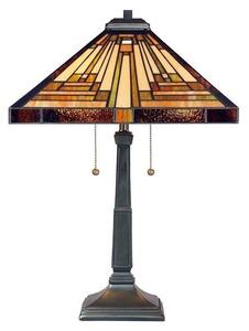 QZ/STEPHEN/TL Stephen Tiffany Bronze Table Lamp