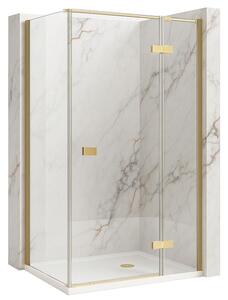 Shower enclosure Rea Atlas 80x90 Brush Gold
