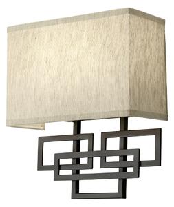 HK-LANZA2 Lanza 2 Light Bronze Wall Light with Shade