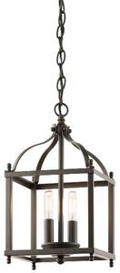 KL/LARKIN/P/S OZ Larkin 2 Light Olde Bronze Ceiling Lantern Pendant