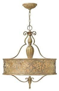 HK/CARABEL/P/B Carabel 3 Light Champagne Ceiling Pendant Chandelier