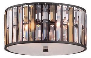 HK/GEMMA/F VBZ Gemma 3 Light Vintage Bronze Flush Mount Ceiling Light