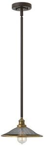 HK/RIGBY/P KZ Rigby 1 Light Buckeye Bronze Pendant Ceiling Light