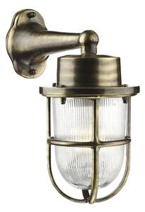 David Hunt Lighting HAR1575 Harbour 1 Light Wall Light In Antique Brass