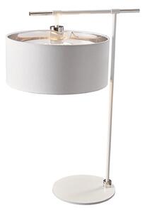 BALANCE/TL WPN Balance Table Lamp In White And Polished Nickel