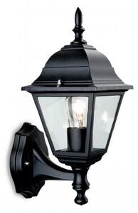 Firstlight E200BK Panel Uplight Wall Lantern In Black