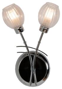 Regal 2 Light Wall Light Polished Chrome