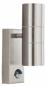 Searchlight 7008-2SS-LED 2 Light Outdoor Light In Stainless Steel With Motion Sensor