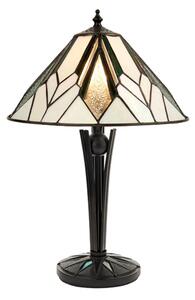 Interiors 1900 70365 Astoria Tiffany Small 1 Light Table Lamp With Shade