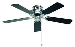Fantasia 110651 Mayfair 42 Inch Ceiling Fan In Chrome With Gloss Black Blades
