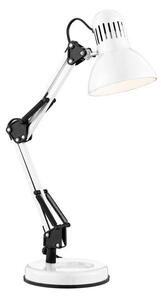 Searchlight 2429WH Hobby 1 Light Table Lamp In Shiny White