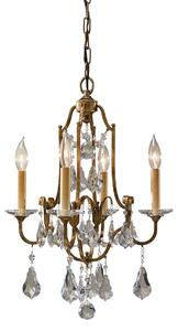 FE-VALENTINA4 Valentina 4 Light Ceiling Chandelier Light In Oxidised Bronze