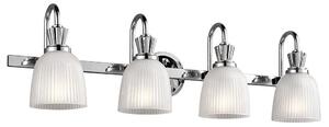 KL/CORA4 BATH Cora 4 Light Bathroom Wall Light In Polished Chrome