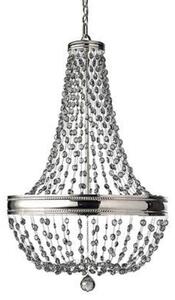 Elstead FE/MALIA8 Malia 8 Light Ceiling Chandelier Light In Polished Nickel