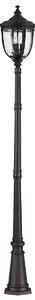 ElsteadFE-EB5-L-BLK English Bridle 3 Light Large Lamp Post Light In Black