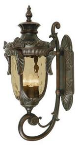 Elstead PH1/LOB Philadelphia 3 Light Large Up Wall Lantern Light In Old Bronze