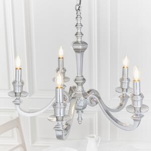 Endon 73598 Finsbury Five Light Ceiling Pendant Light In Polished Cast Aluminium (Fitting Only)