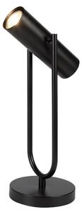 Searchlight 2791BK Telescope One Light Table Lamp With Adjustable Head In Black