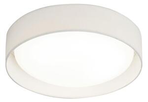 Searchlight 9371-37WH Modern One Light Flush Ceiling Light In White