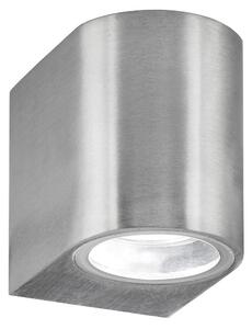 Searchlight 8008-1SS-LED One Light Outdoor Wall Light With Fixed Glass In Stainless Steel