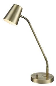 T509 Modern One Light Table Lamp In Bronze With Adjustable Head