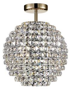 Impex CFH608241/SF/G Nord Four Light Semi Flush Ceiling Light In Gold