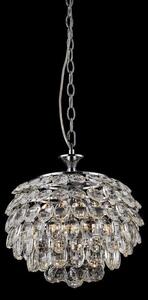Impex CF311201/03/CH Adaliz Three Light Ceiling Pendant Light In Chrome