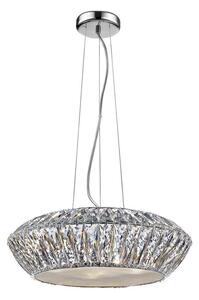 Impex LED1705/05/CH Armel Five Light Ceiling Pendant Light In Chrome - Dia: 310mm