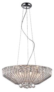 Impex Marco Seven Light Ceiling Pendant Light In Chrome
