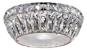 Impex LED1705/04/PL/RG Armel Four Light Flush Ceiling Light In Rosy Gold - Dia: 310mm