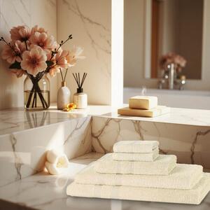 5 Piece 500GSM Towel Bale Sets - 2 Face Cloths, 1 Hand Towel, 1 Bath Towel, 1 Bath Sheet