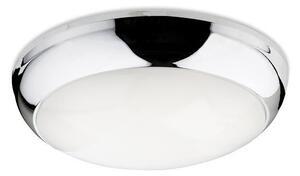 Firstlight 4912CH Regis LED Flush Ceiling Light In Chrome With Polycarbonate Opal Diffuser