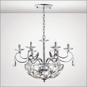 Diyas IL31650 Galilea 9 Light Ceiling Light In Polished Chrome