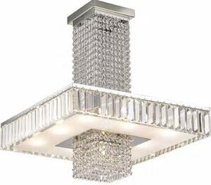 Diyas IL31551 Ophelia 9 Light Semi Flush Ceiling Light In Polished Chrome