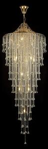 Diyas IL32776 Inina 15 Light Tall Ceiling Light In French Gold